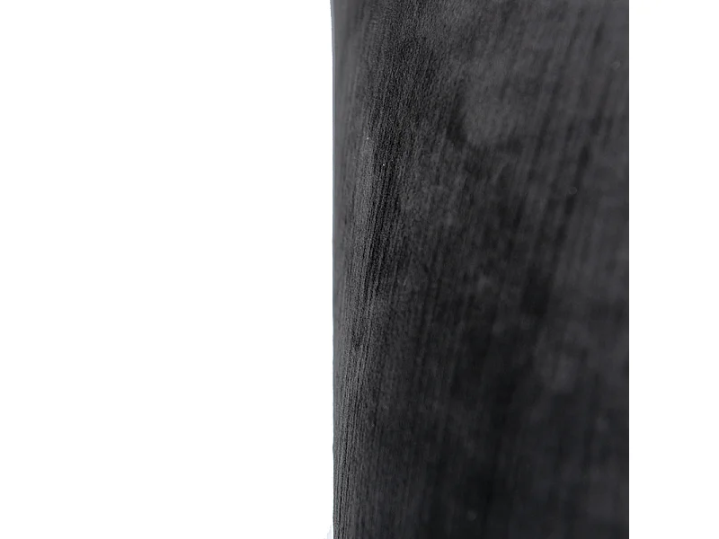 Abat-jour velours 25/25/25 noir or