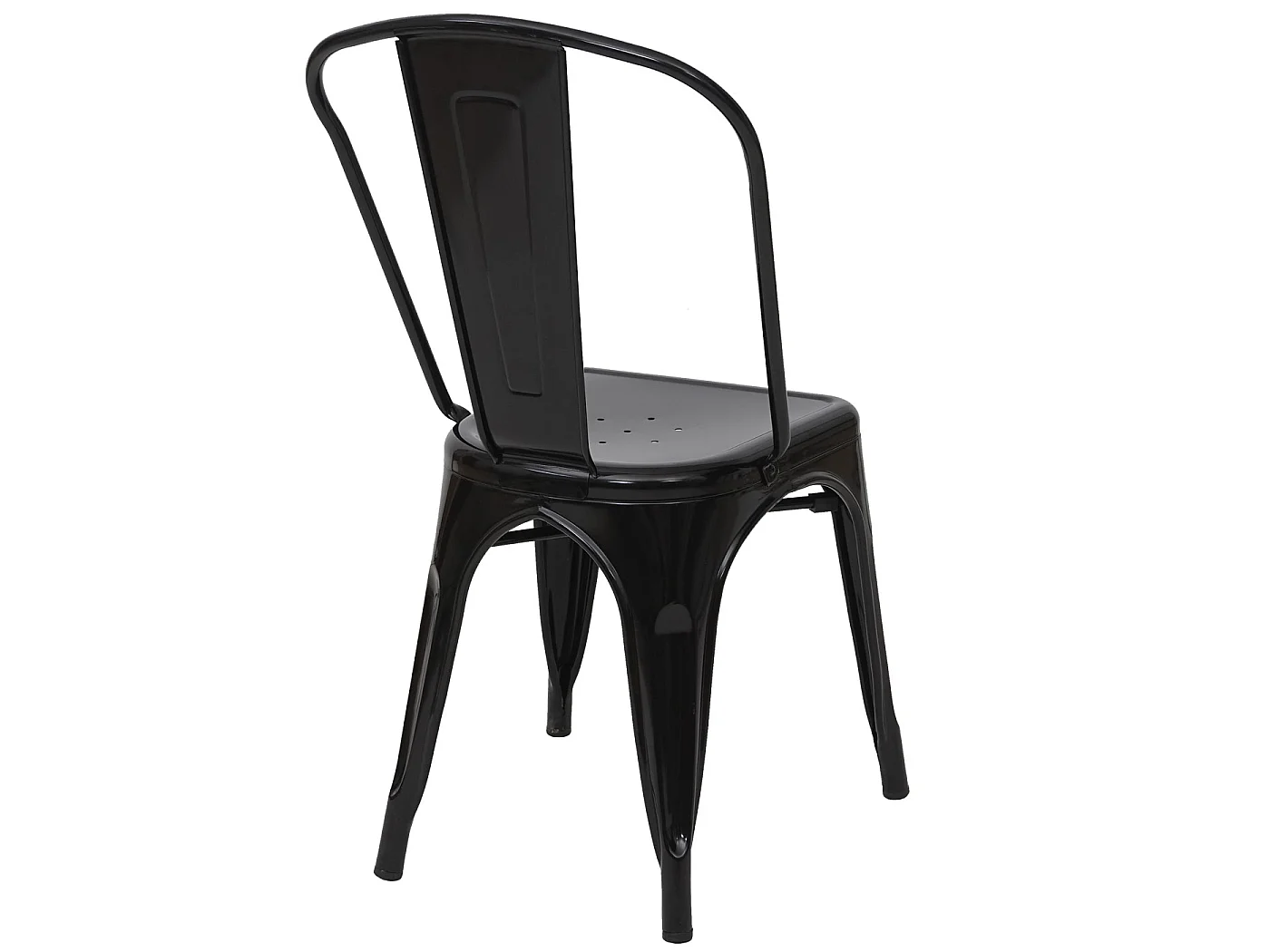 Chaise MCW-A73 Métal,  noir