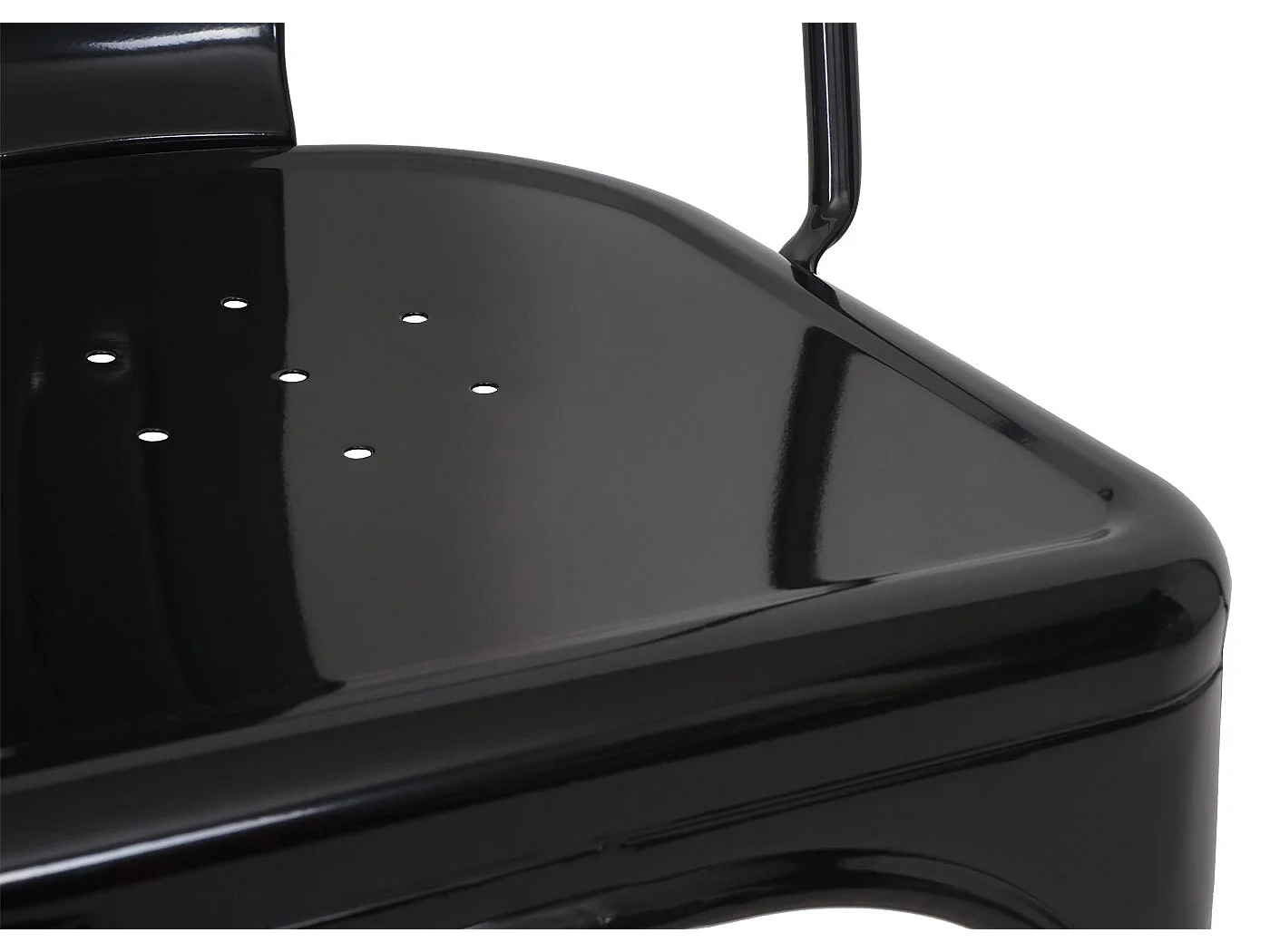 Chaise MCW-A73 Métal,  noir