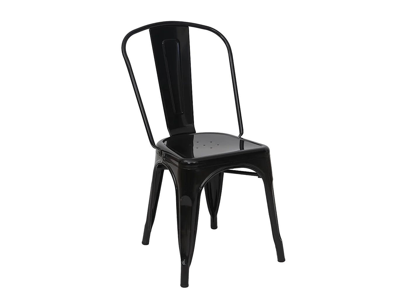 Chaise MCW-A73 Métal,  noir