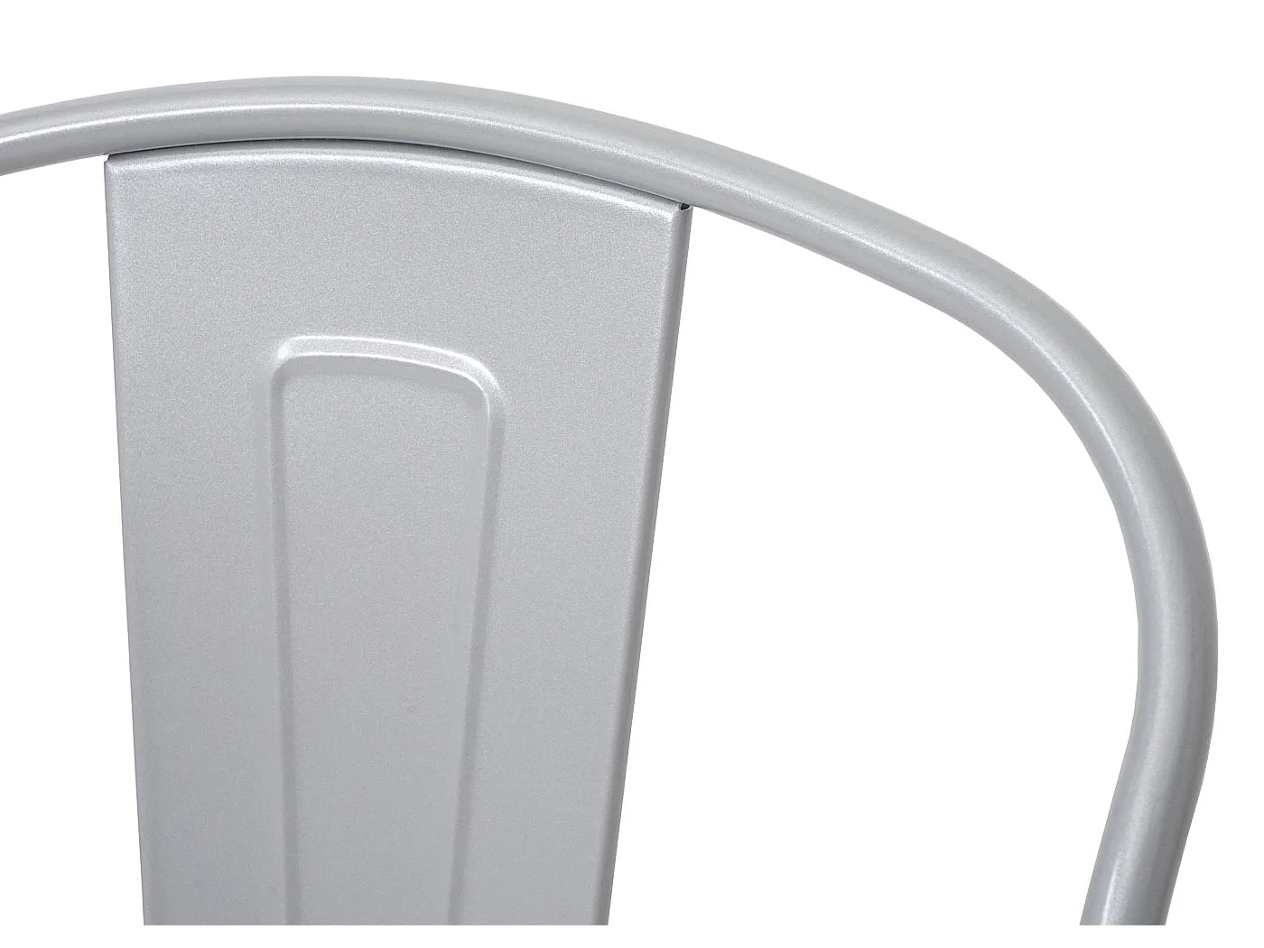 Silla metálica MCW-A73,  gris