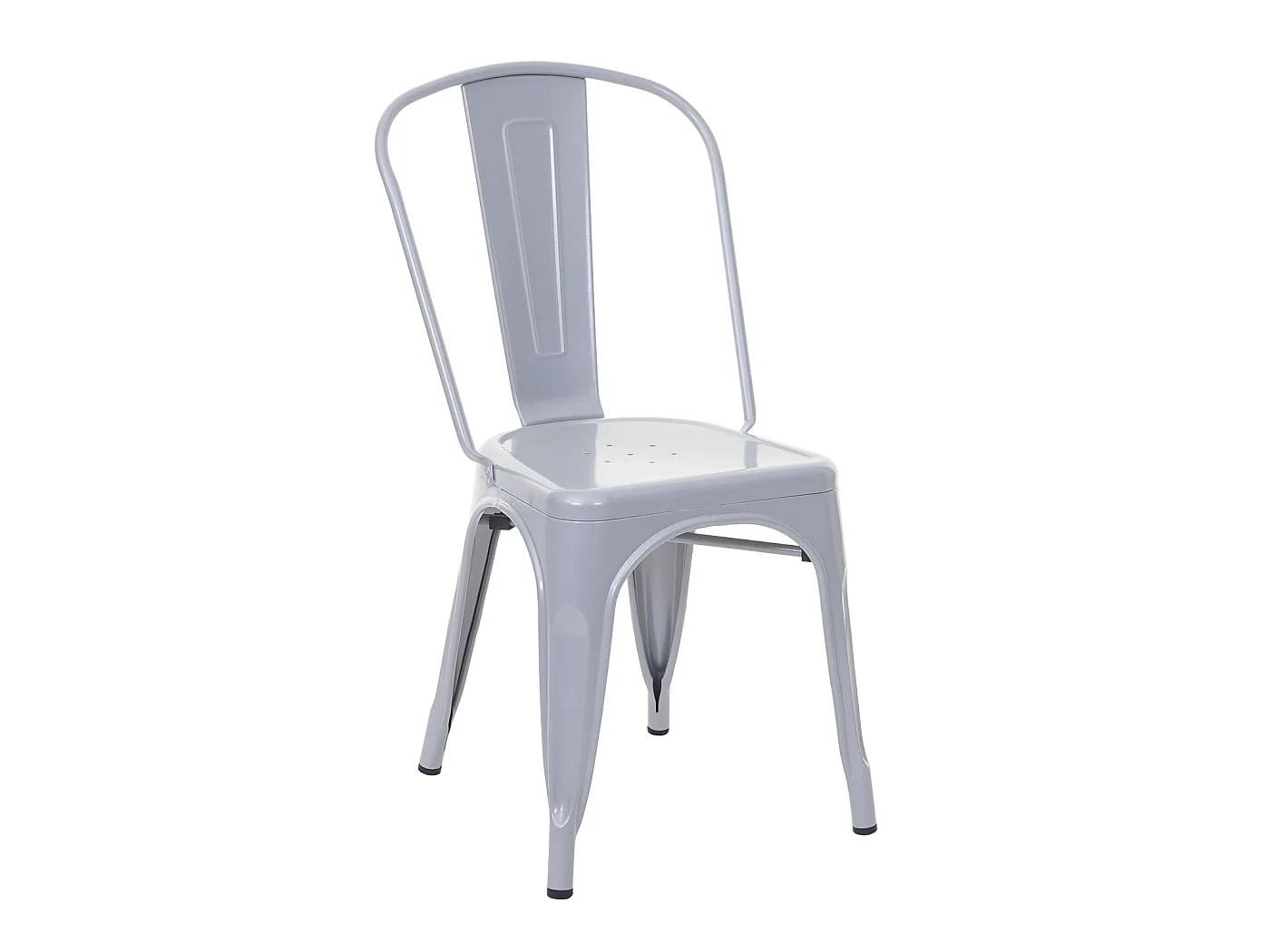 Chaise MCW-A73 Métal,  gris
