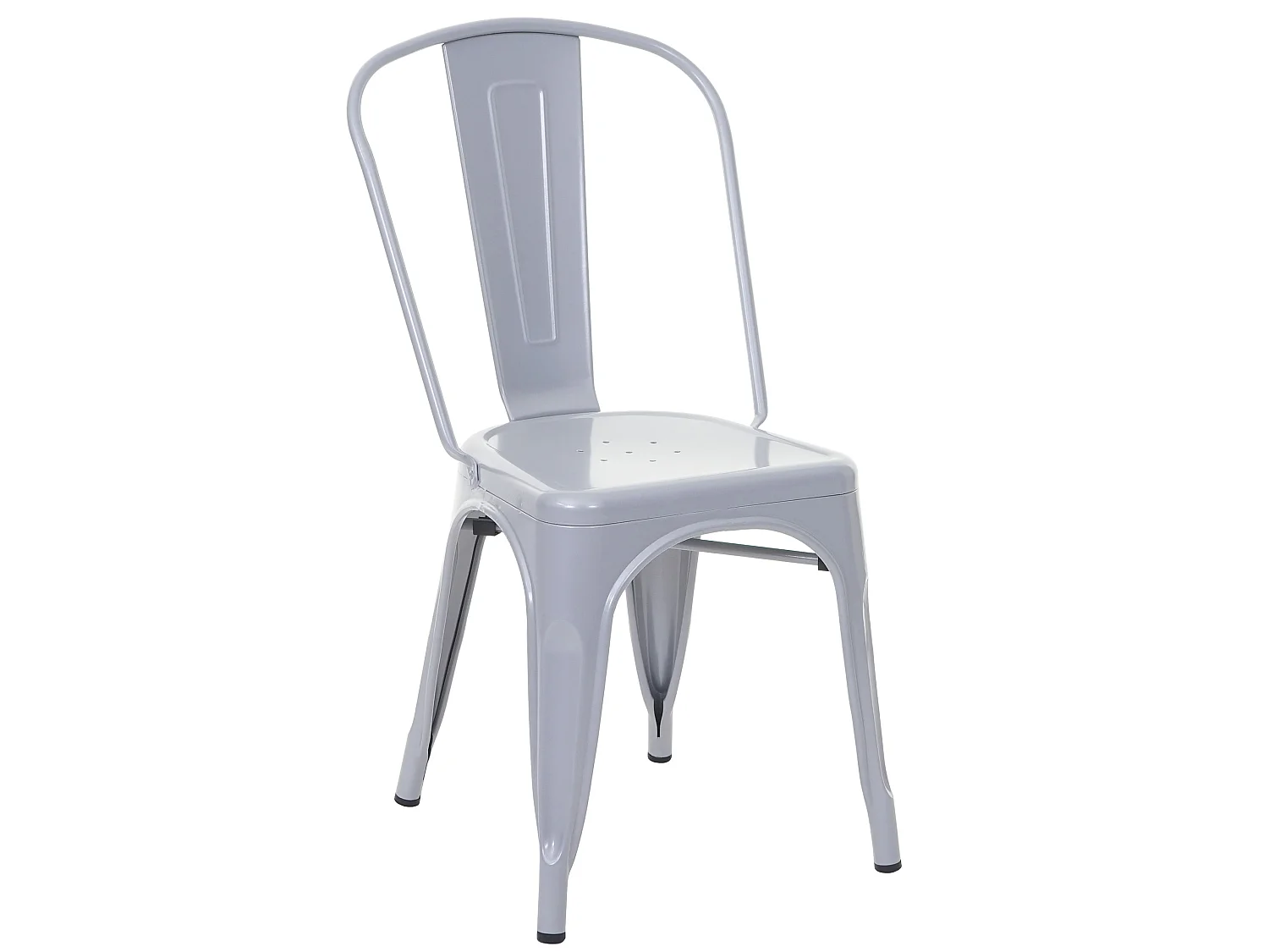 Chaise MCW-A73 Métal,  gris