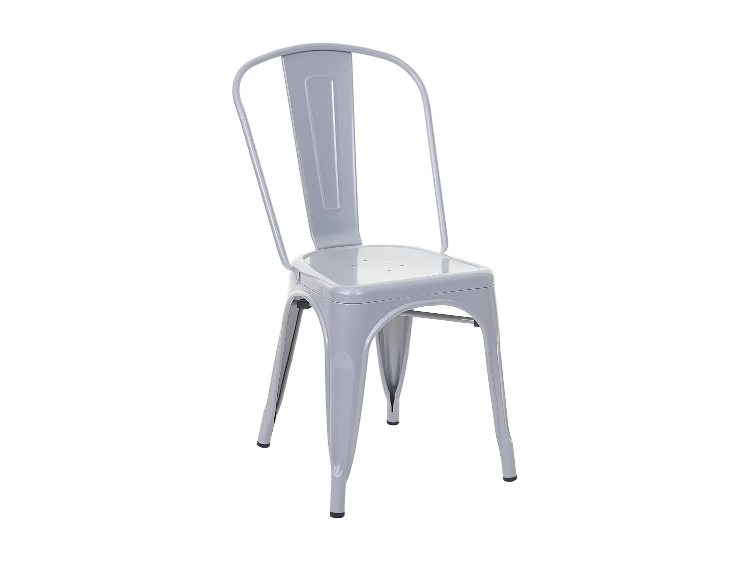 Chaise MCW-A73 Métal,  gris