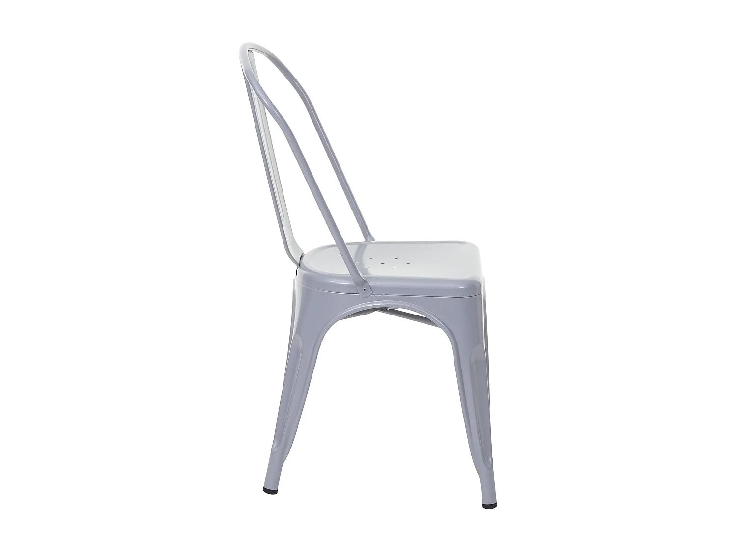 Chaise MCW-A73 Métal,  gris