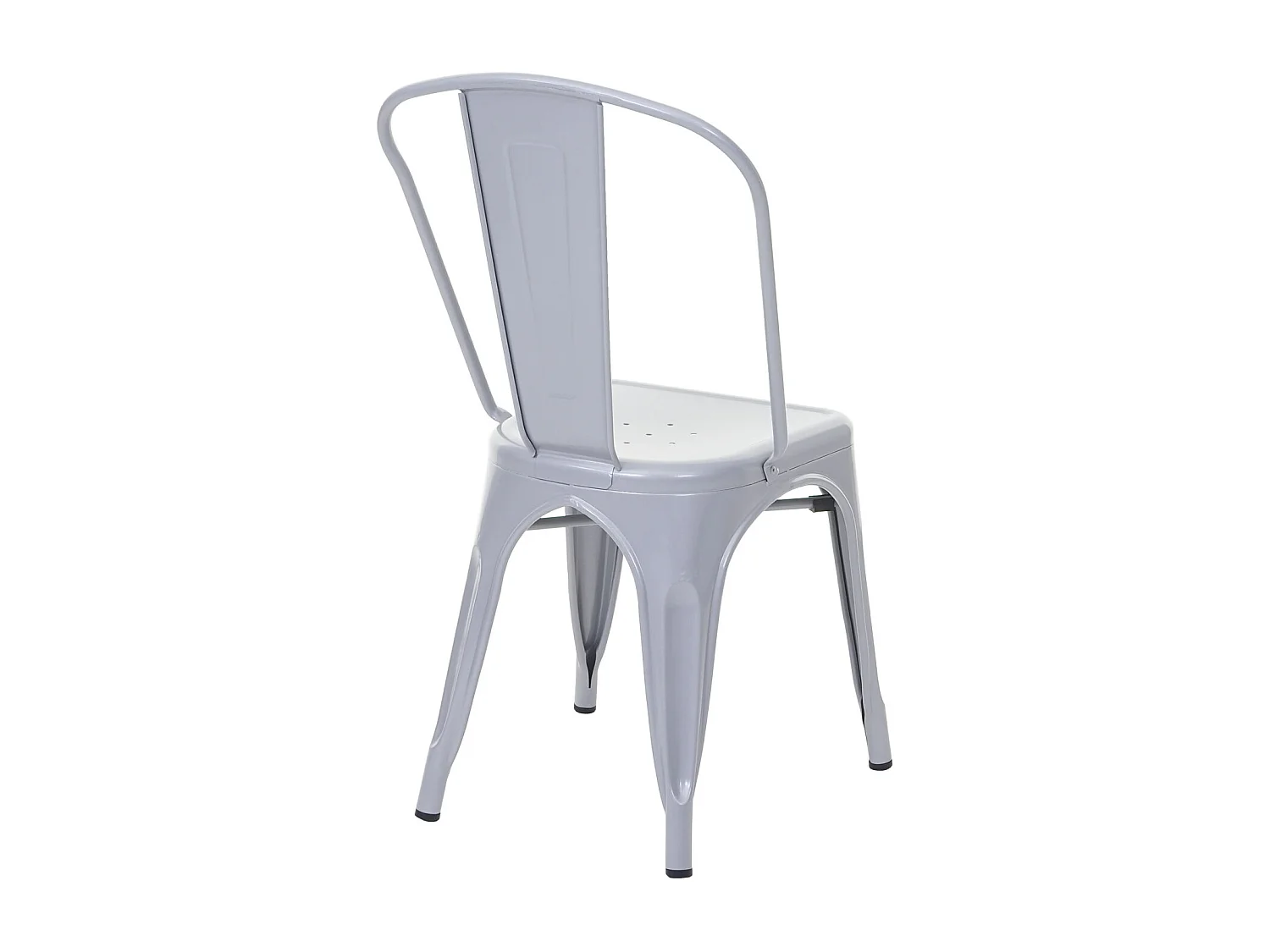 Chaise MCW-A73 Métal,  gris