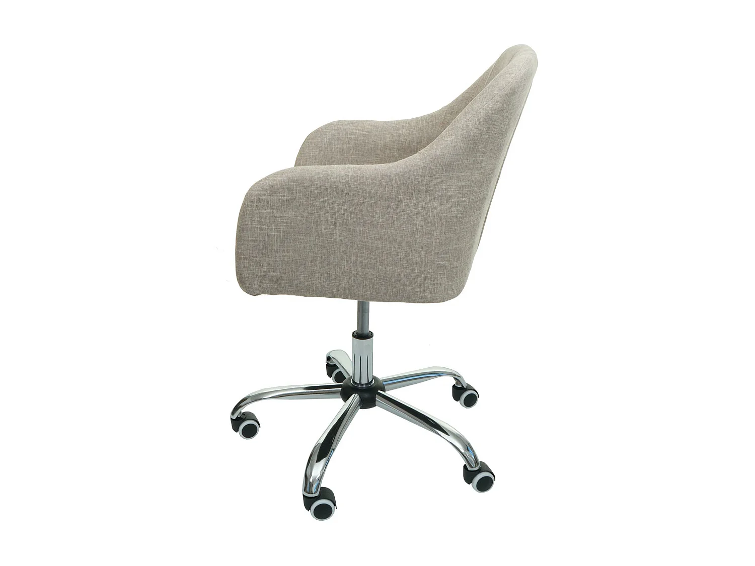 MCW-L92 bureaustoel,  stof/textiel crème