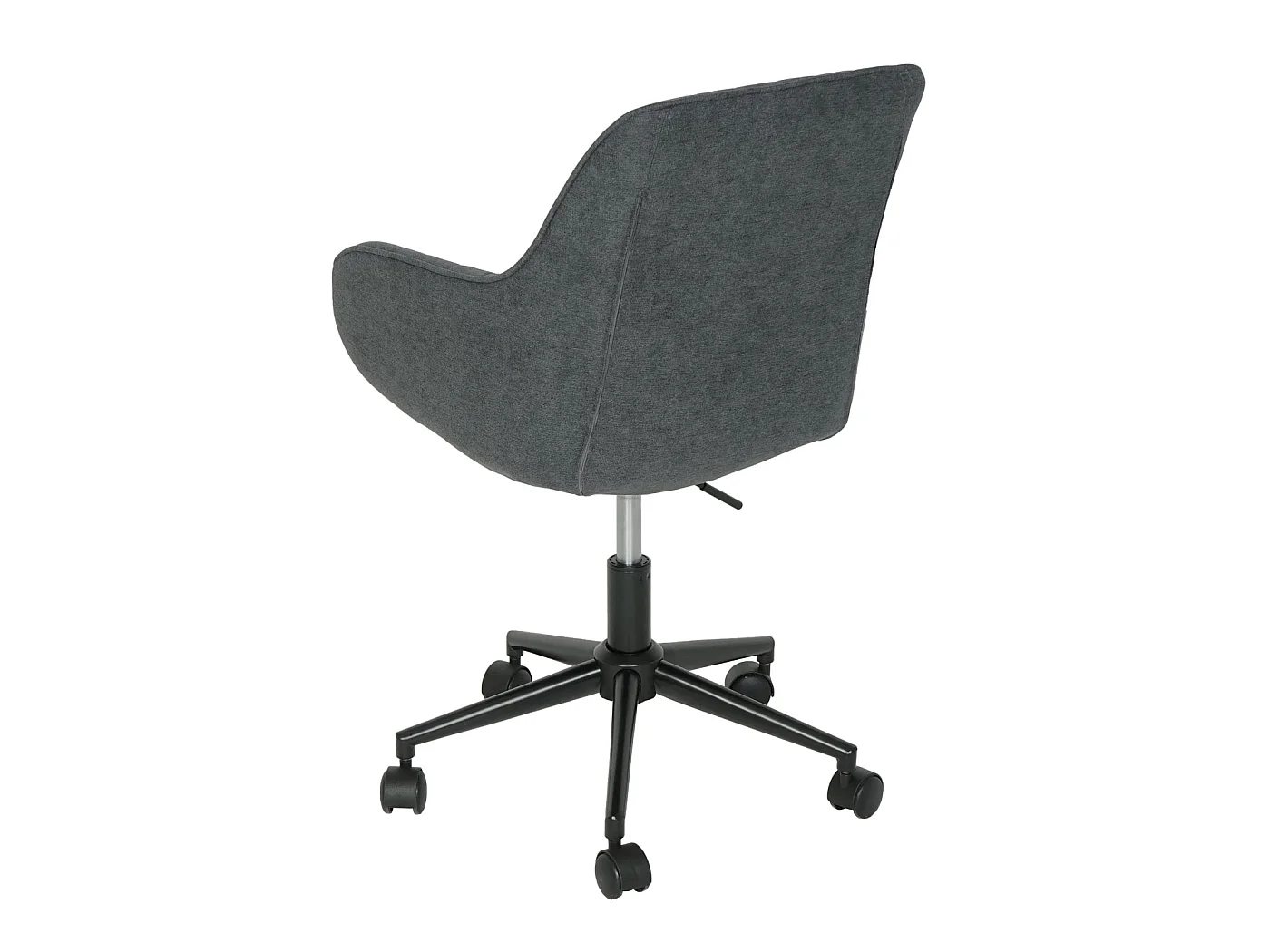 Krzesło biurowe MCW-J62 z podłokietnikami,  antracyt