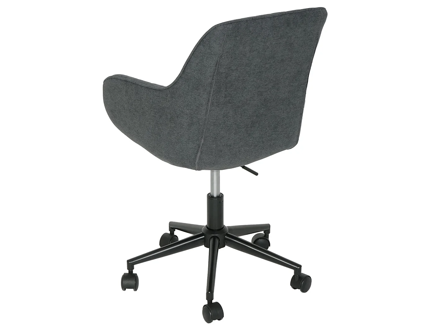 Chaise de bureau MCW-J62 avec accoudoirs,  anthracite