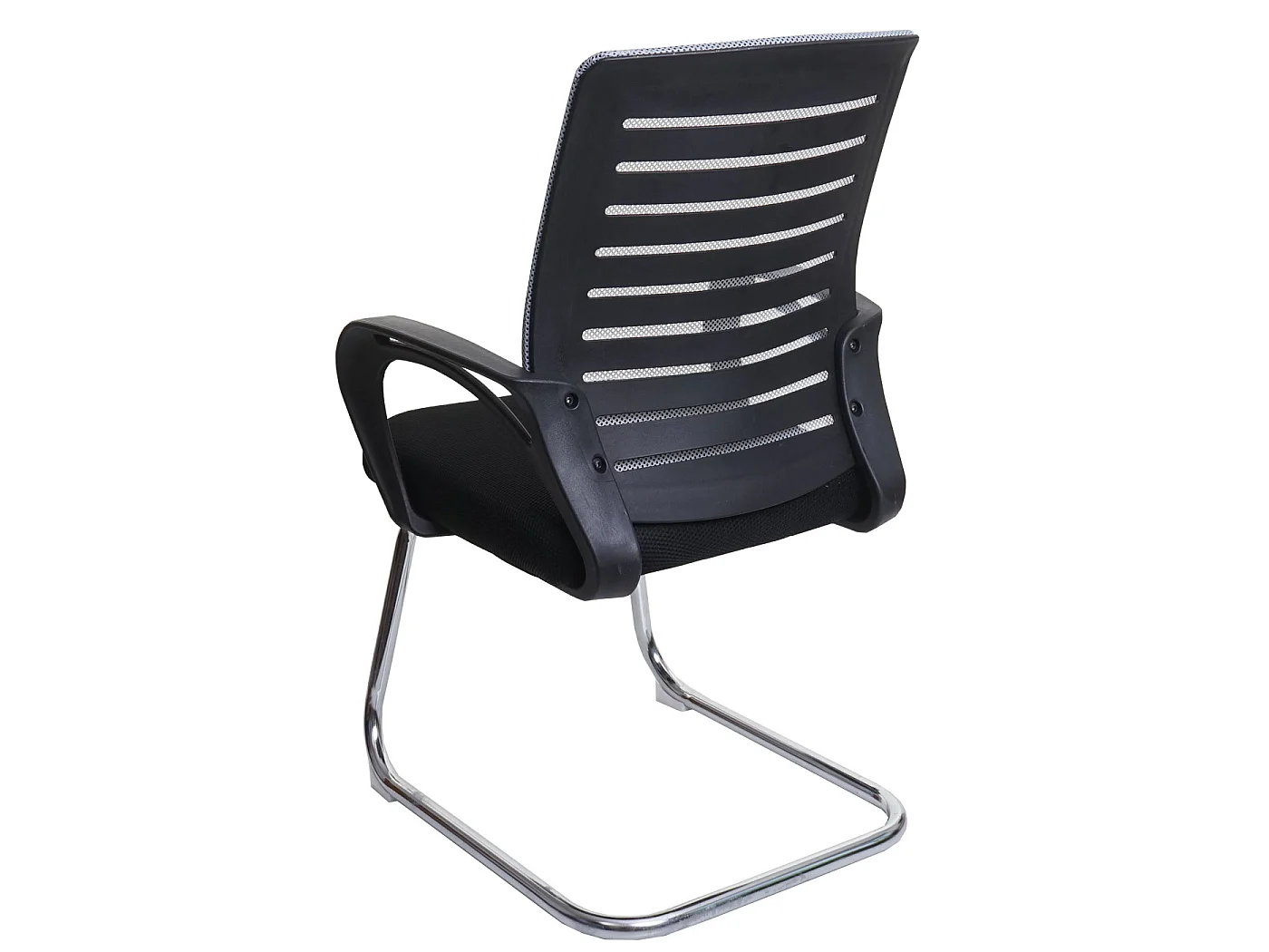 Set 2x sedie ufficio studio conferenza 150kg MCW-K51 94x60x49cm tessuto a rete grigio