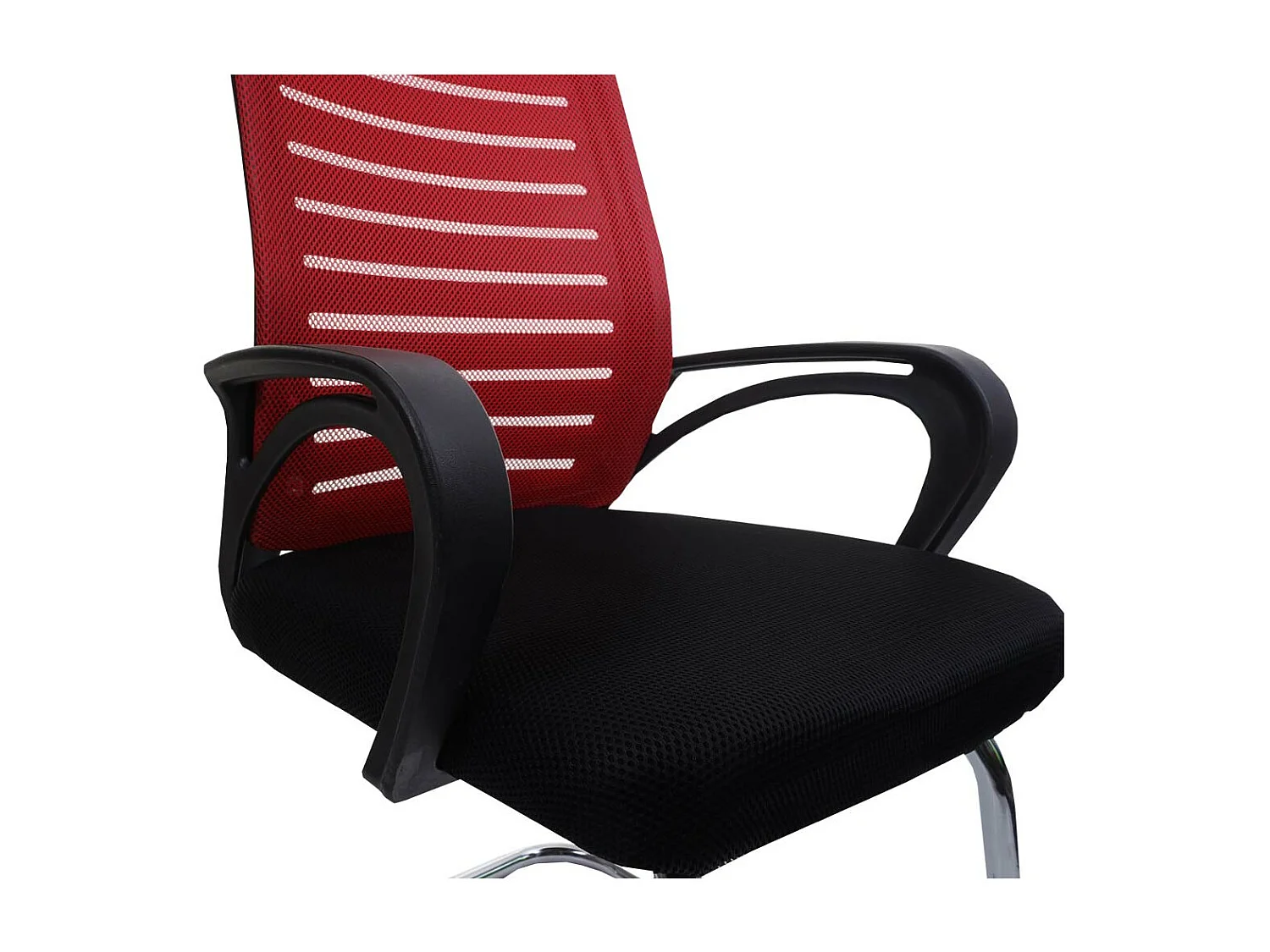 Siège de conférence MCW-K51 (lot de 2),  rouge