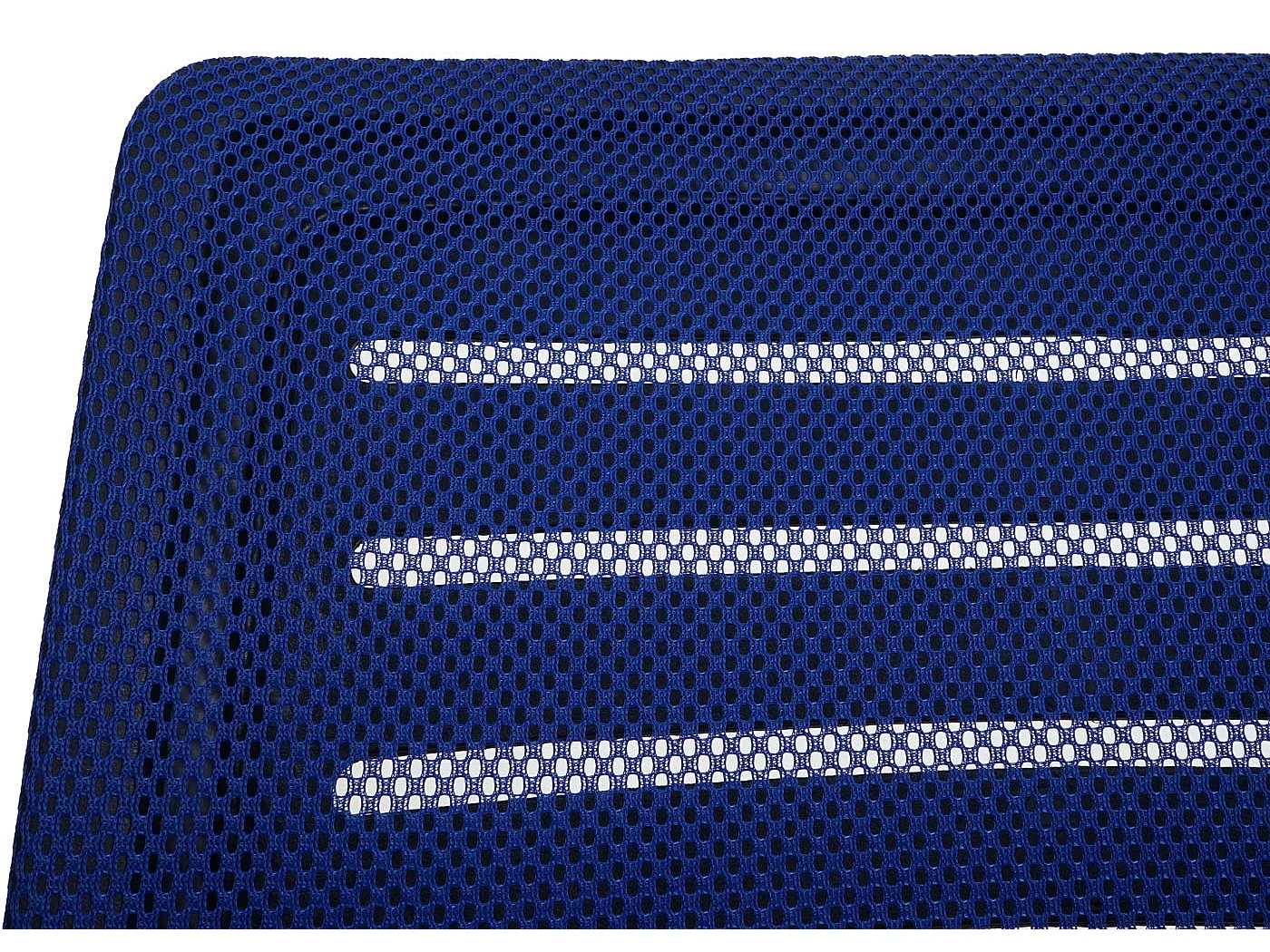 Set 2x sedie ufficio studio conferenza 150kg MCW-K51 94x60x49cm tessuto a rete blu