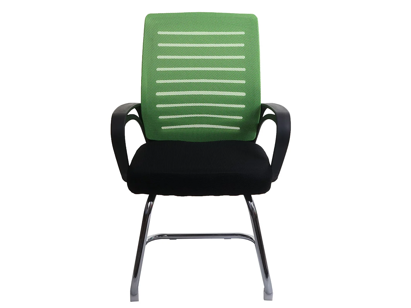 Set 2x sedie ufficio studio conferenza 150kg MCW-K51 94x60x49cm tessuto a rete verde
