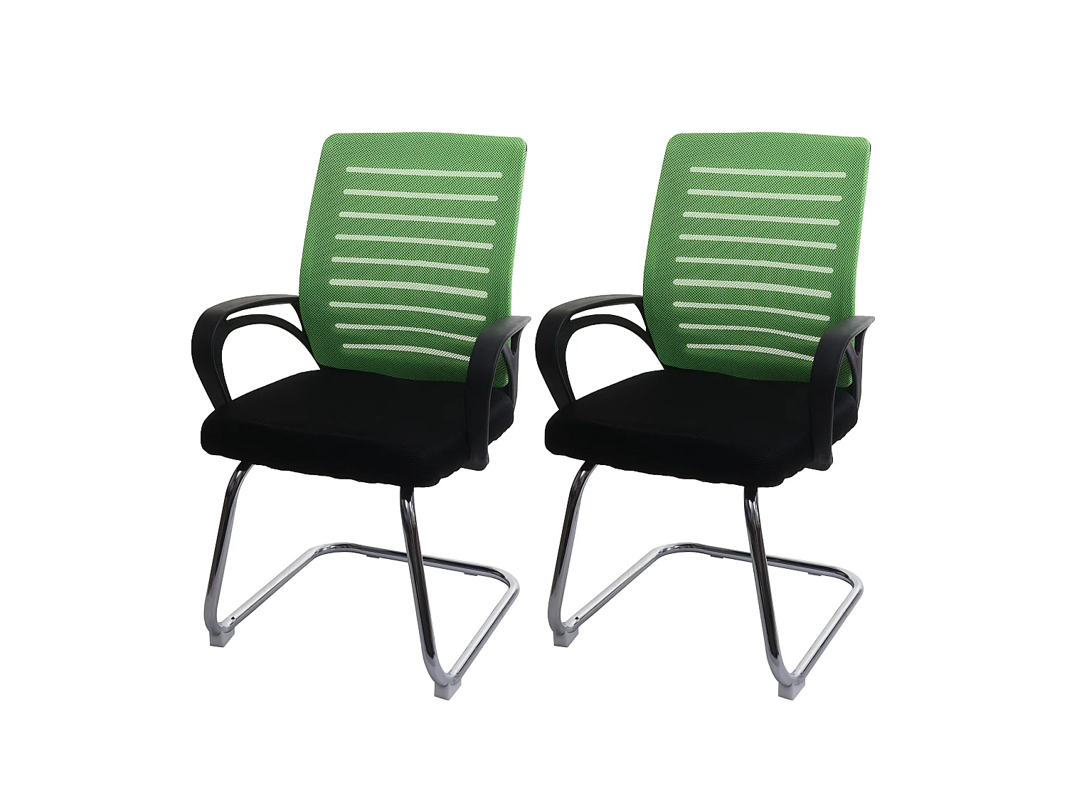 Konferenzstuhl MCW-K51 (2er-Set), Grün