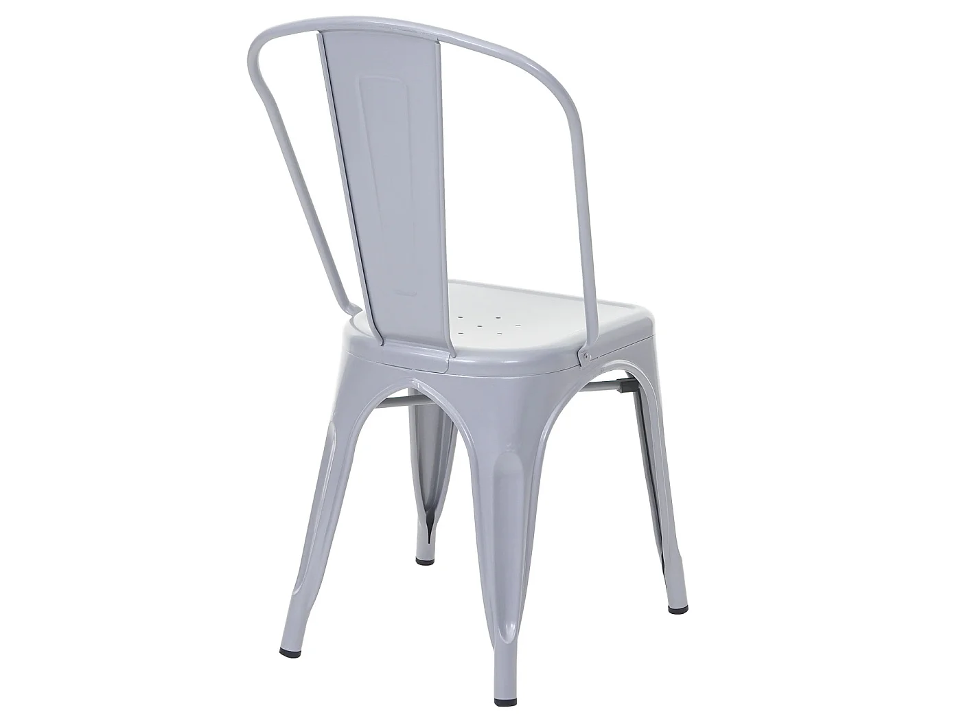 Chaise MCW-A73 Métal (lot de 4),  gris