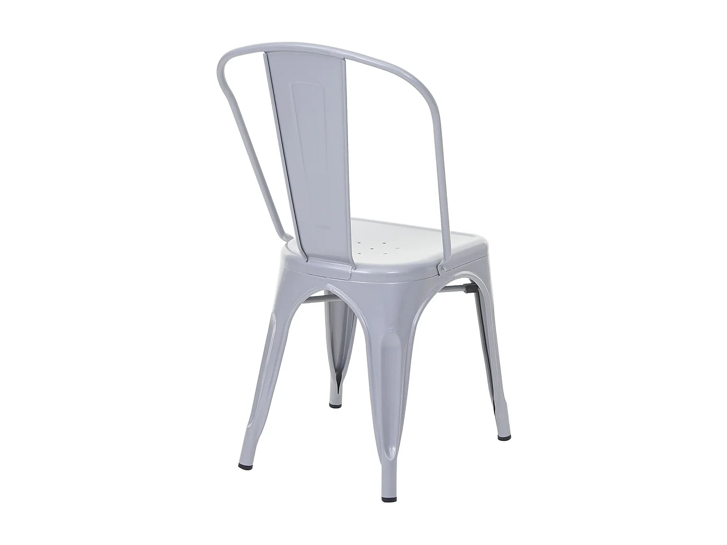 Chaise MCW-A73 Métal (lot de 4),  gris