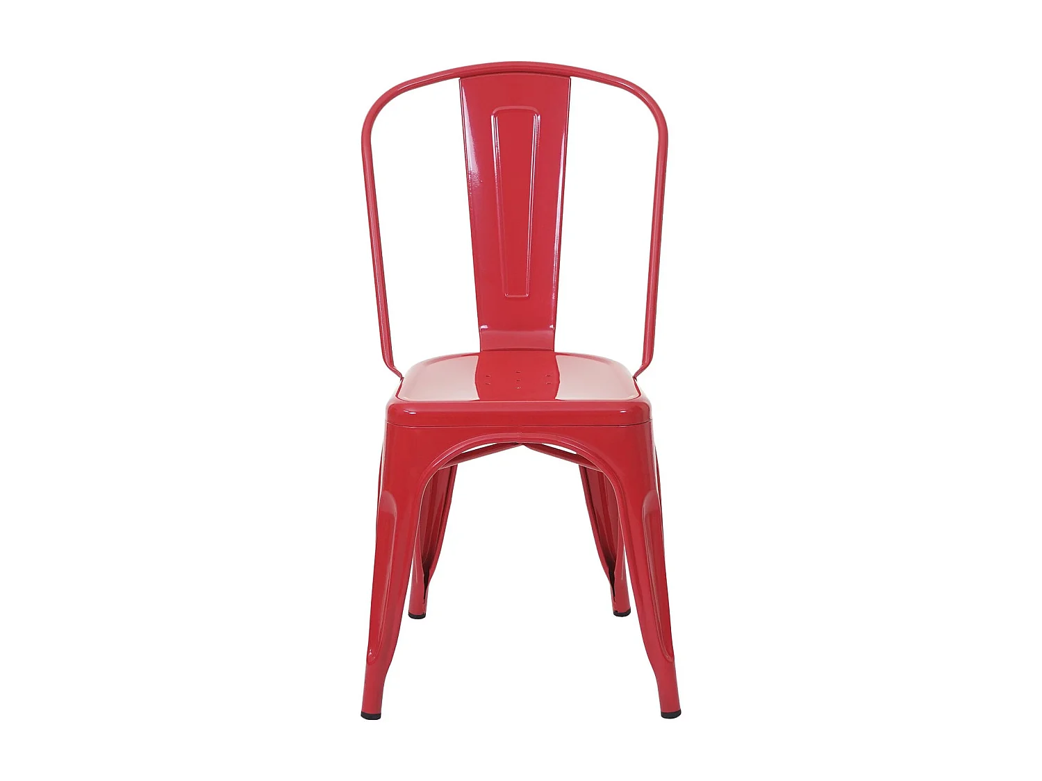 Stuhl MCW-A73 Metall (4er-Set), Rot