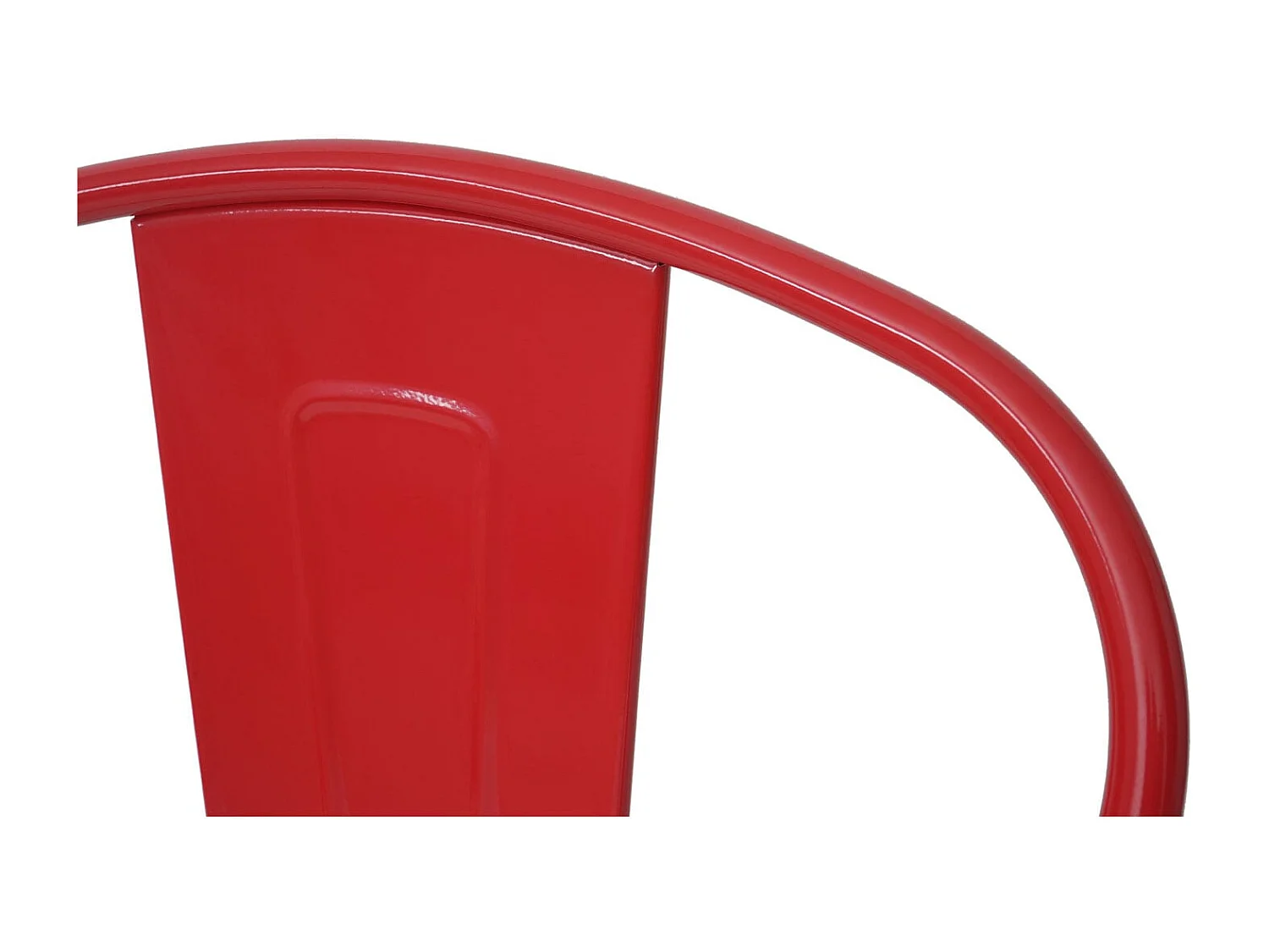 Stuhl MCW-A73 Metall (4er-Set), Rot