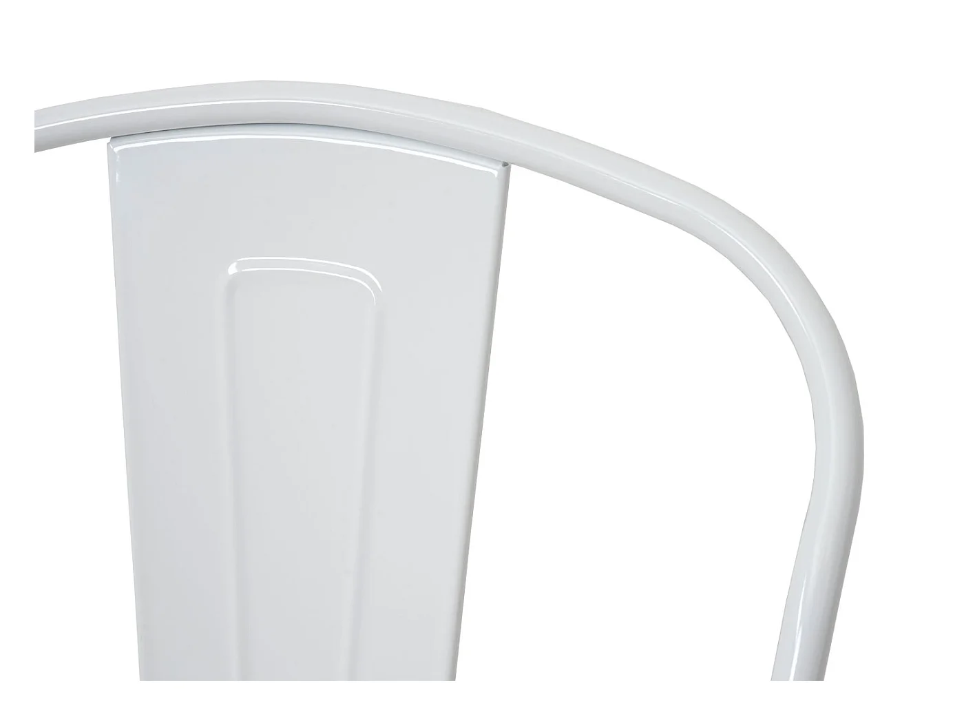 Chaise MCW-A73, assise en bois incluse,  blanc