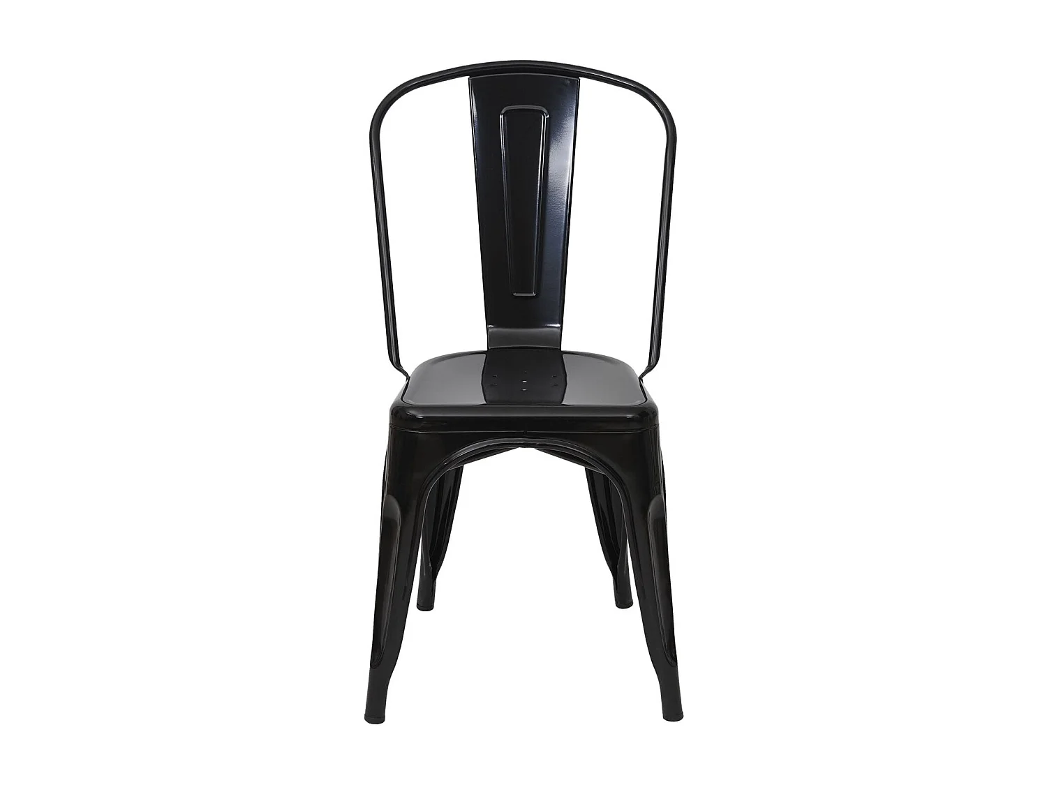 Cadeira MCW-A73 Metal (conjunto de 4),  preto