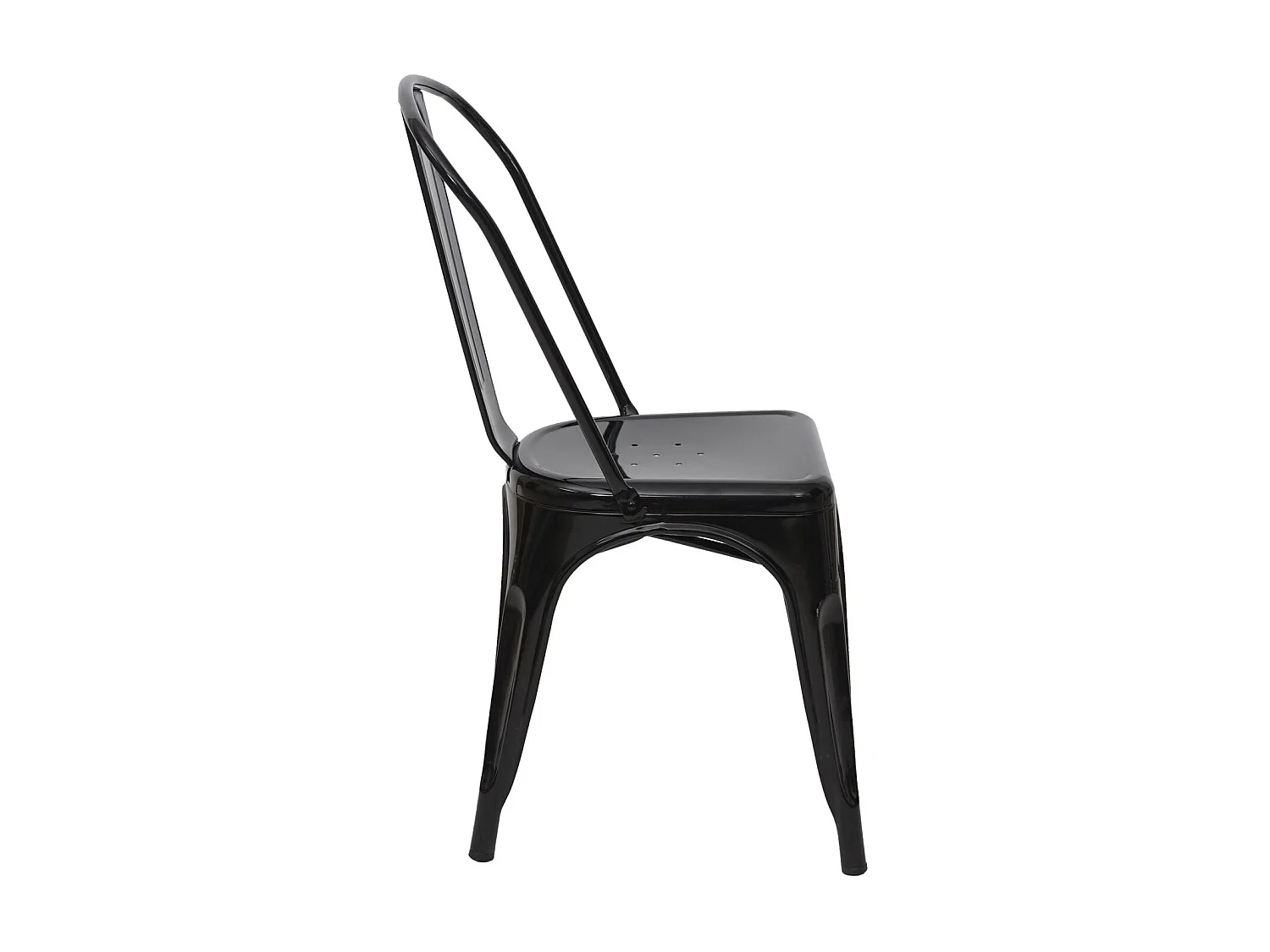 Cadeira MCW-A73 Metal (conjunto de 4),  preto