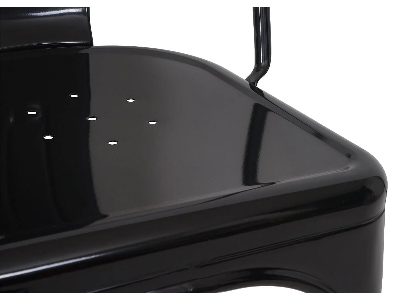 Cadeira MCW-A73 Metal (conjunto de 4),  preto