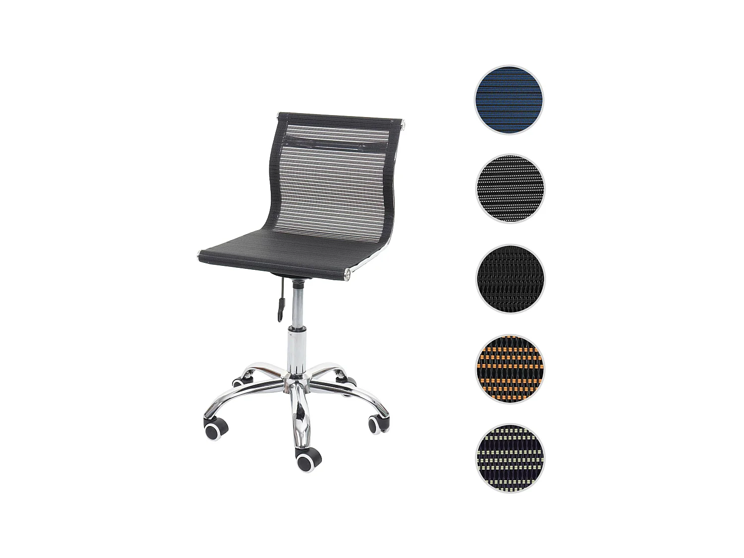 Chaise de bureau MCW-K53,  noir