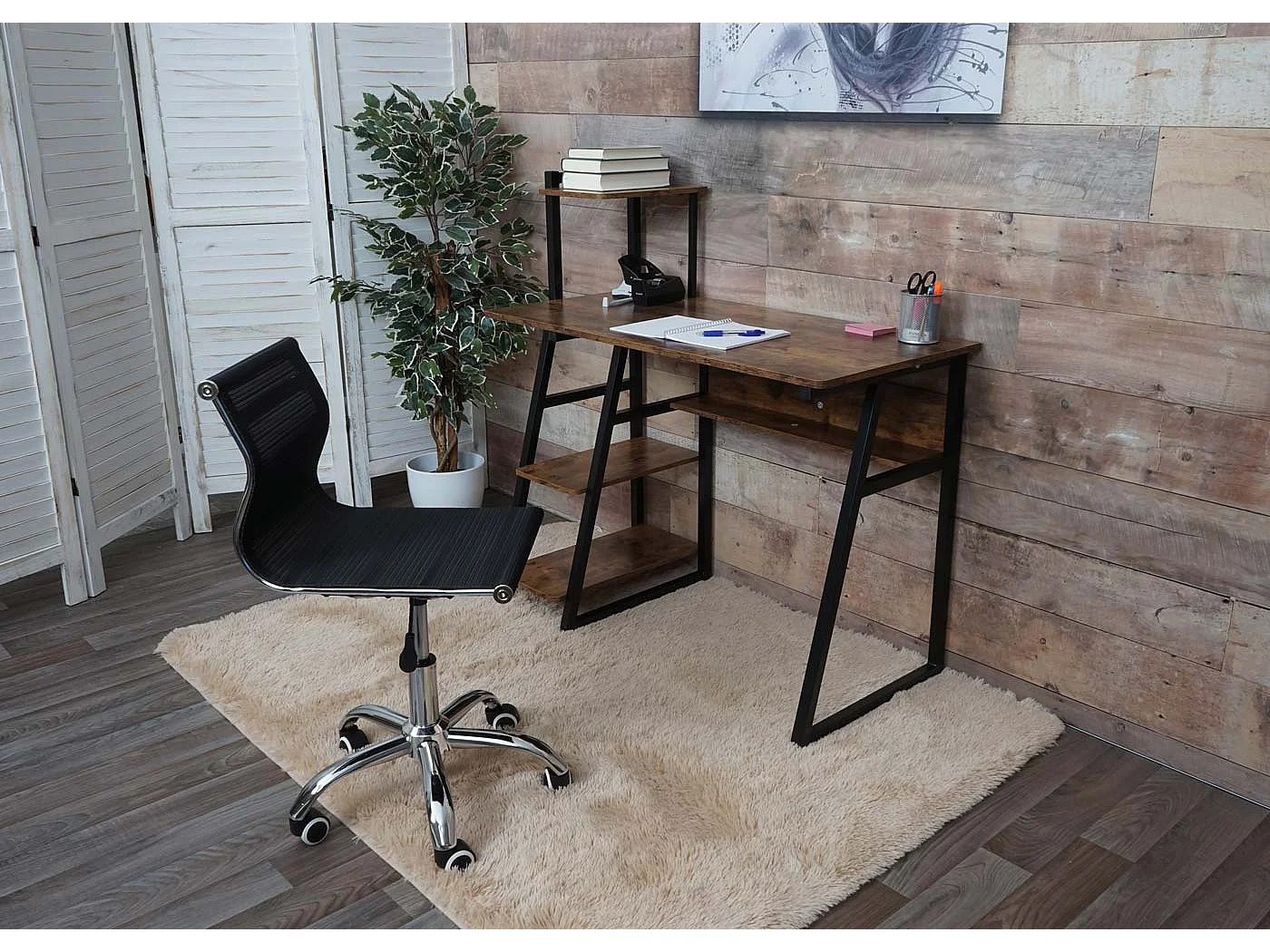 Bürostuhl MCW-K53, Schwarz