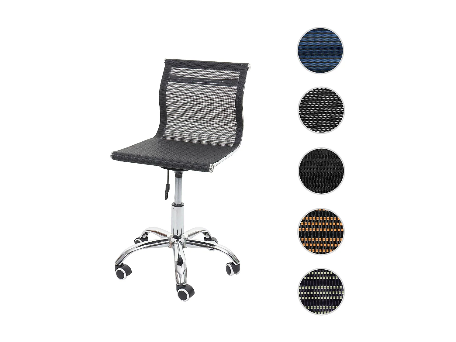 Bürostuhl MCW-K53, Schwarz