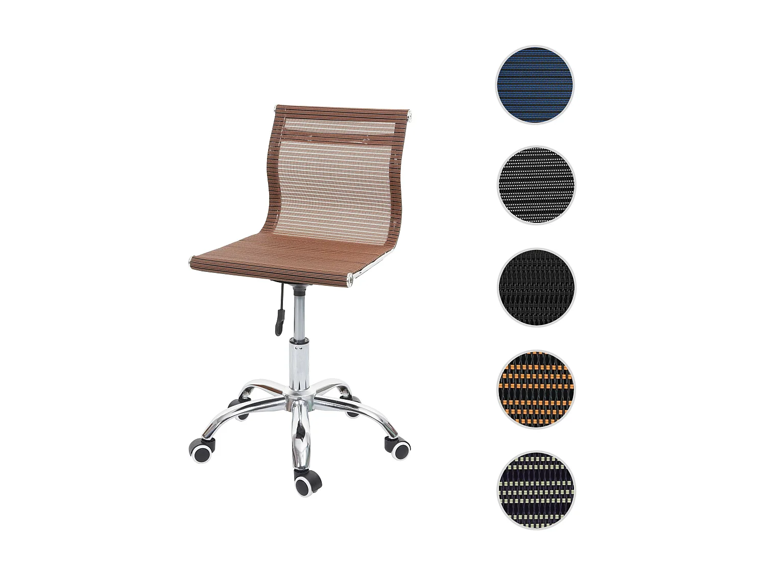 Chaise de bureau MCW-K53,  marron