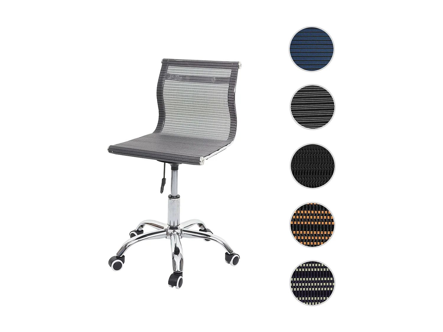 Chaise de bureau MCW-K53,  gris