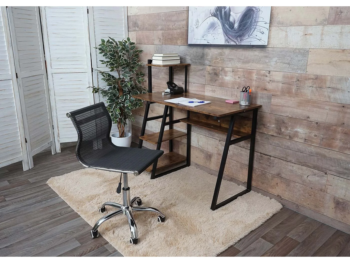 Chaise de bureau MCW-K53,  gris