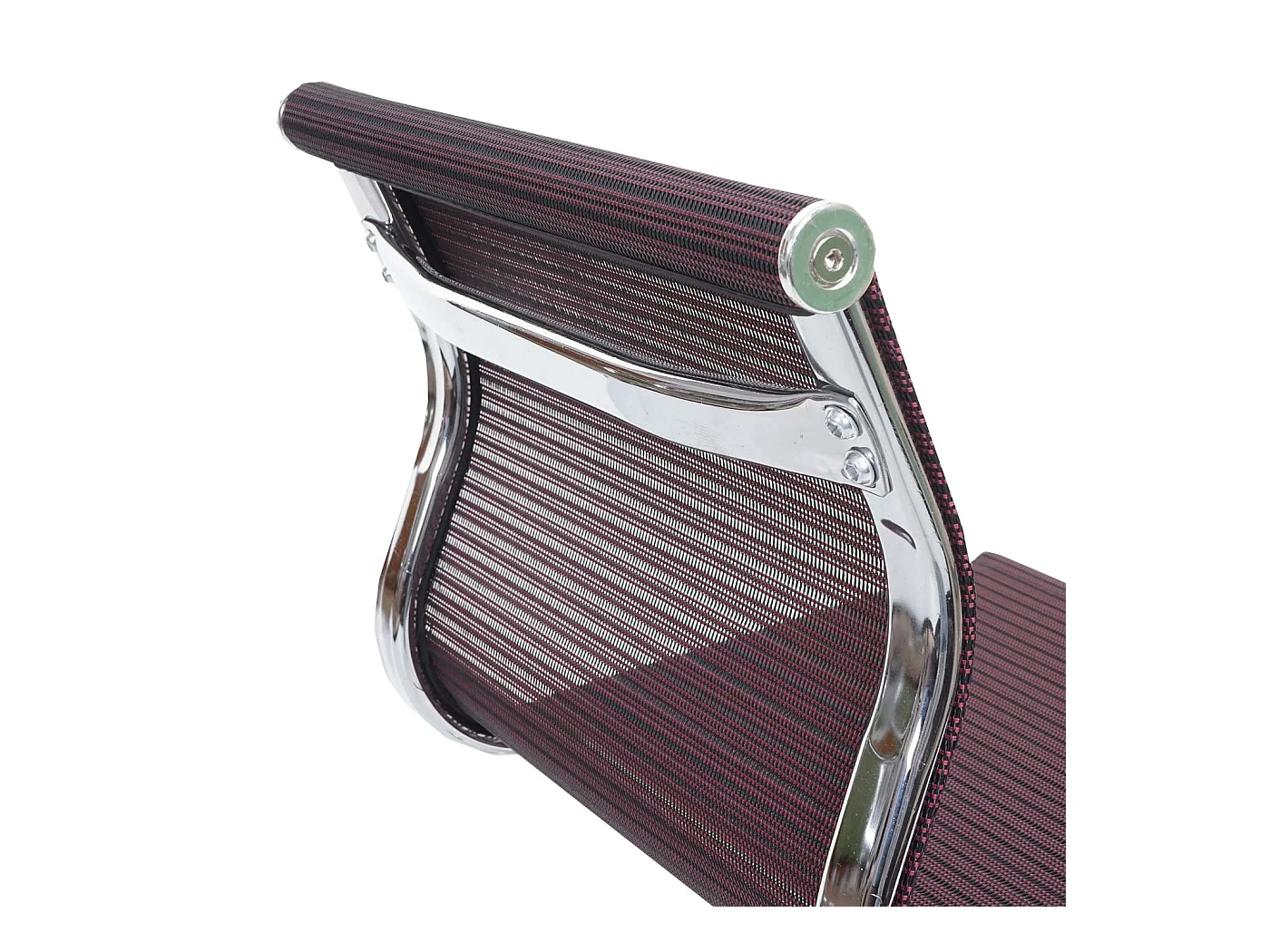 Krzesło biurowe MCW-K53,  wino czerwone