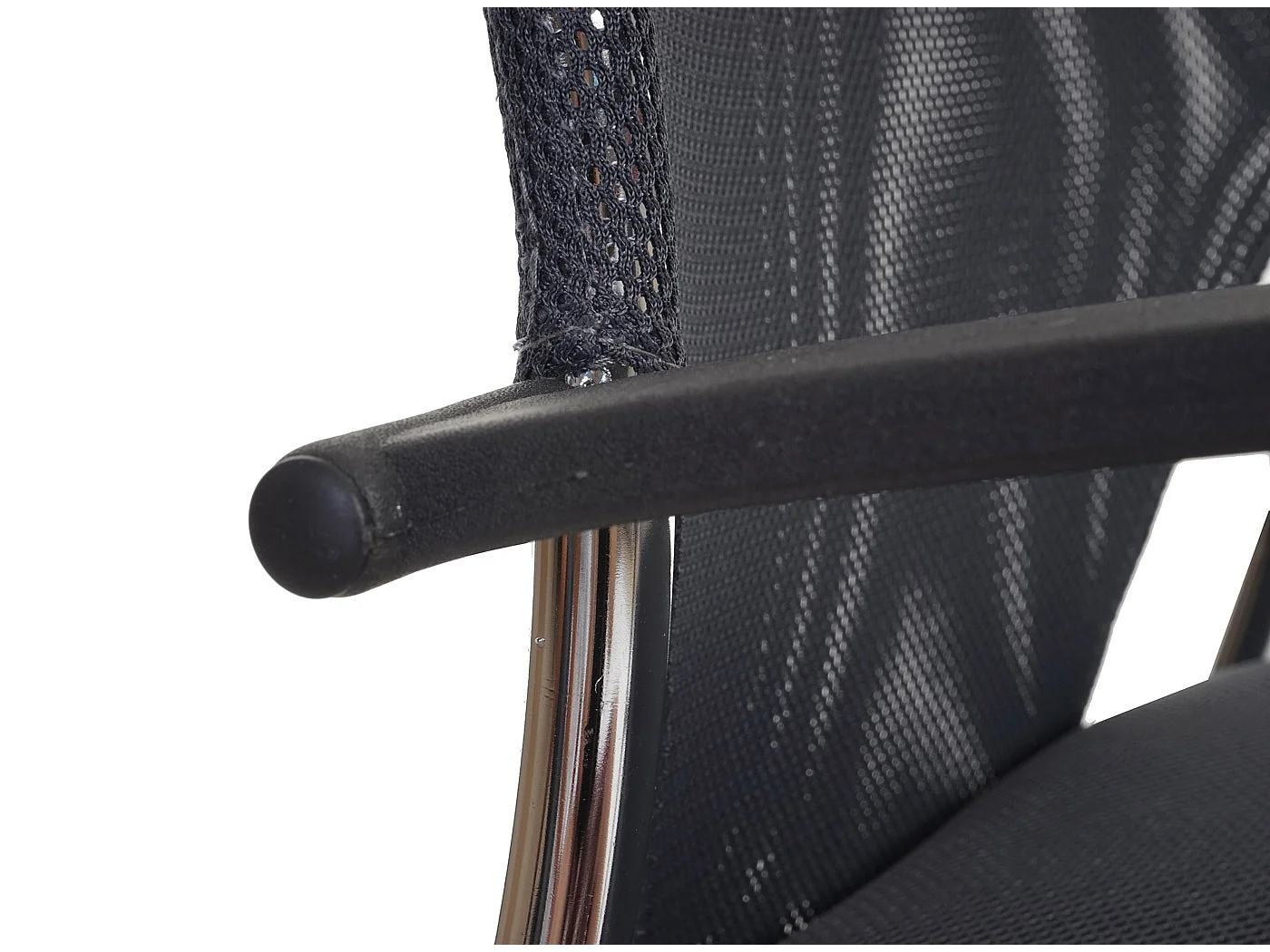 Chaise visiteur Tucson (lot de 12),  siège gris, dossier gris