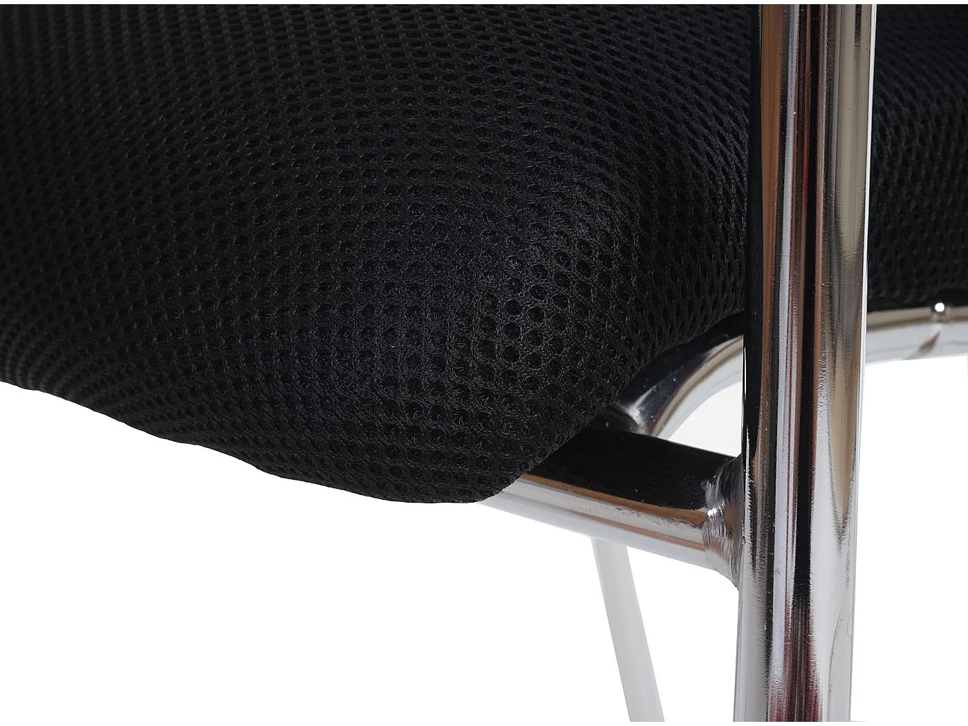 Chaise visiteur Tucson (lot de 12),  siège noir, dossier noir