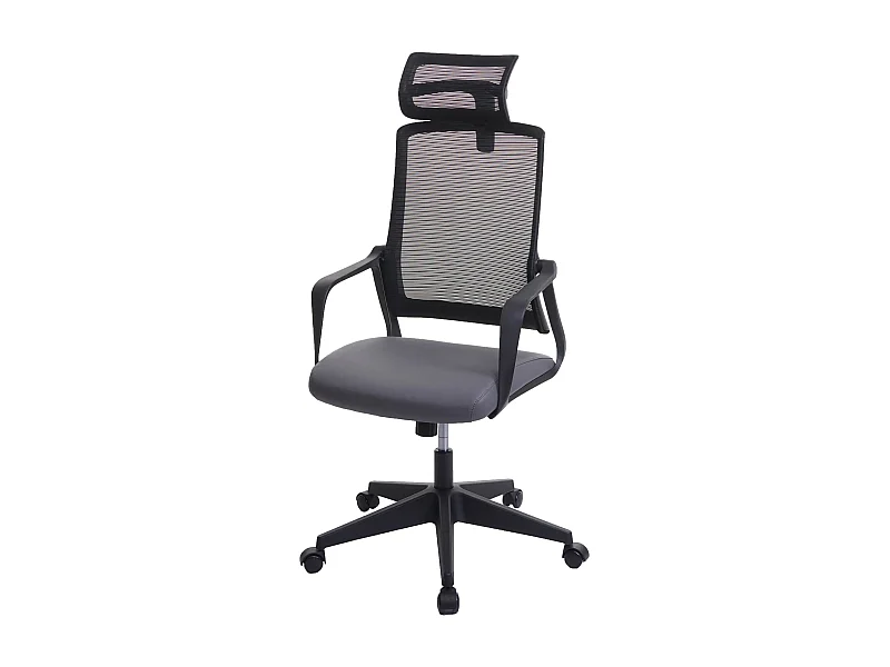 Krzesło biurowe MCW-J52,  szary