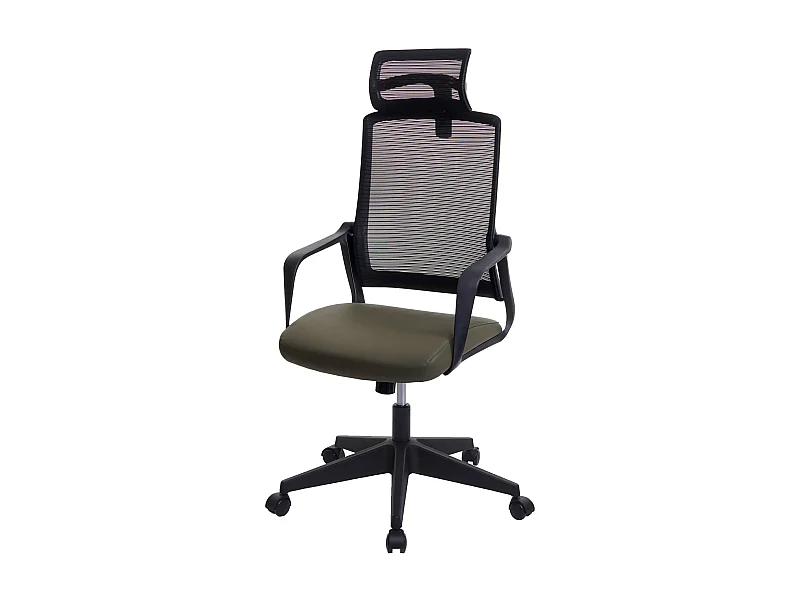 Krzesło biurowe MCW-J52,  oliwkowy zielony