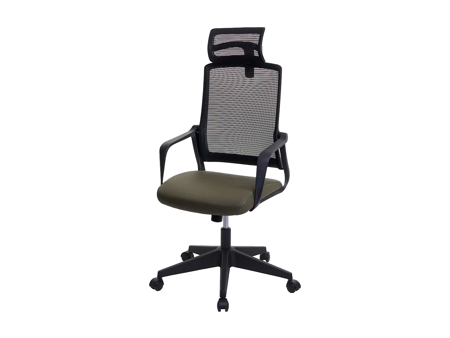 Krzesło biurowe MCW-J52,  oliwkowy zielony