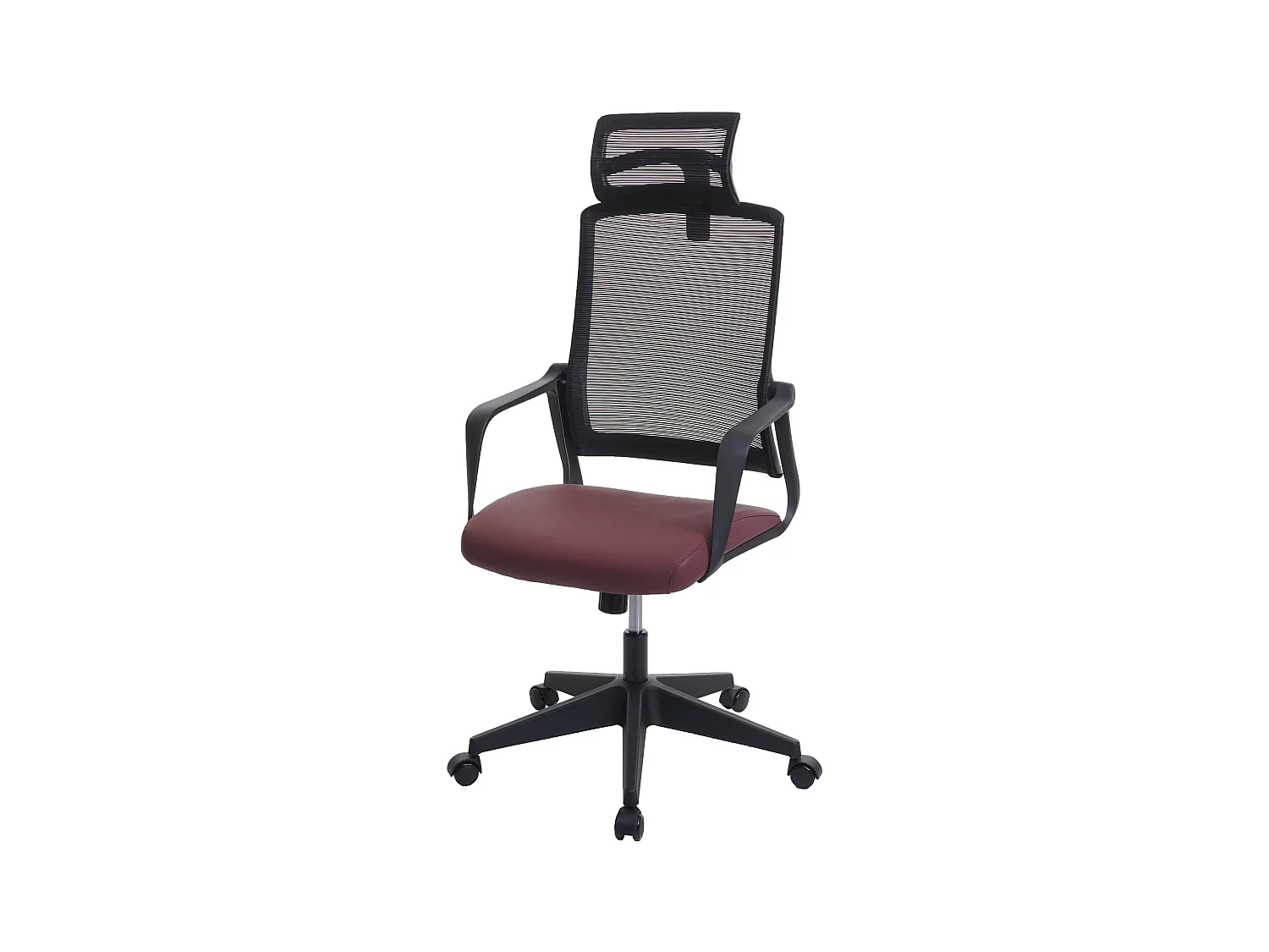Chaise de bureau MCW-J52,  bordeaux