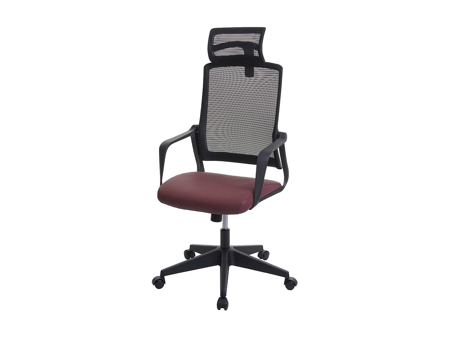 Chaise de bureau MCW-J52,  bordeaux