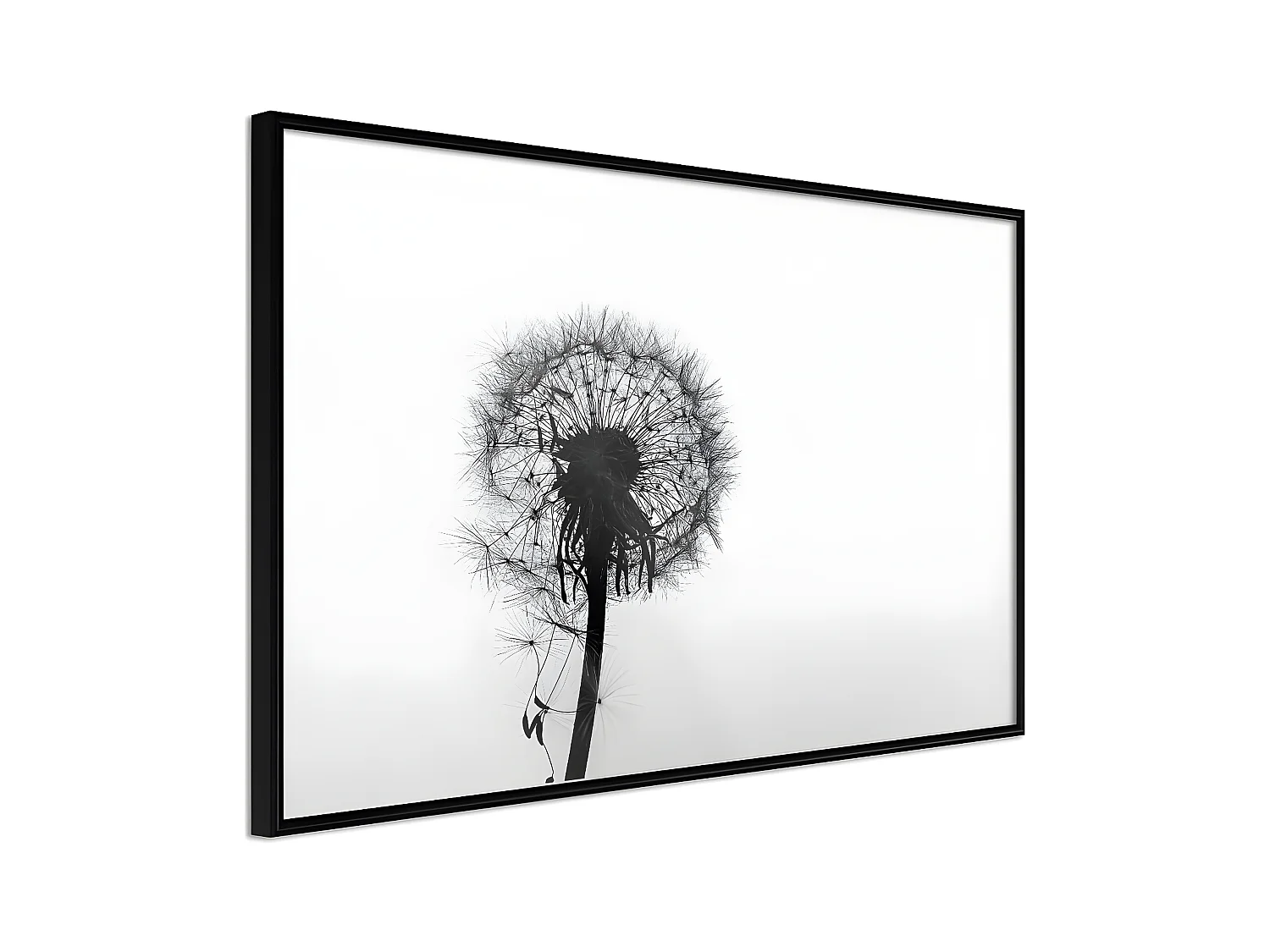Affiche Murale Encadrée "Waiting for the Wind" 60 x 40 cm Noir