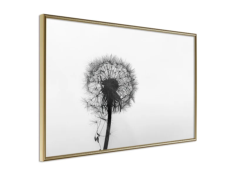 Affiche Murale Encadrée "Waiting for the Wind" 30 x 20 cm Or