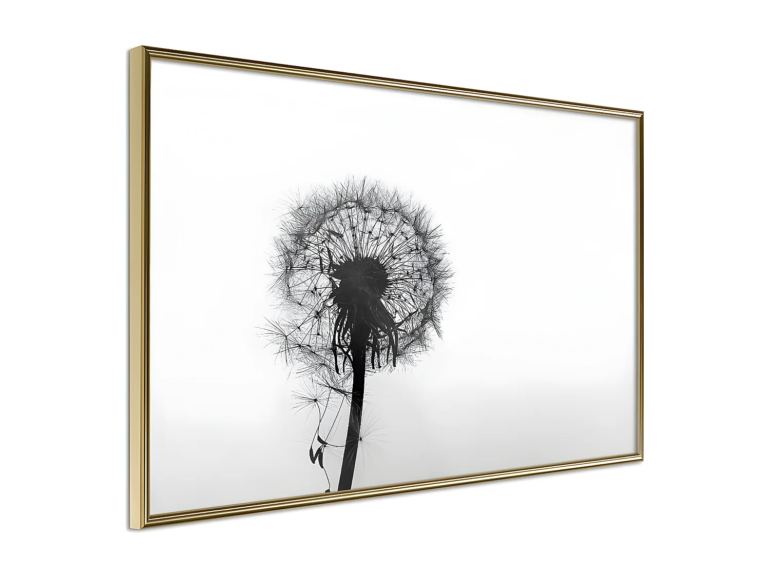 Affiche Murale Encadrée "Waiting for the Wind" 60 x 40 cm Or