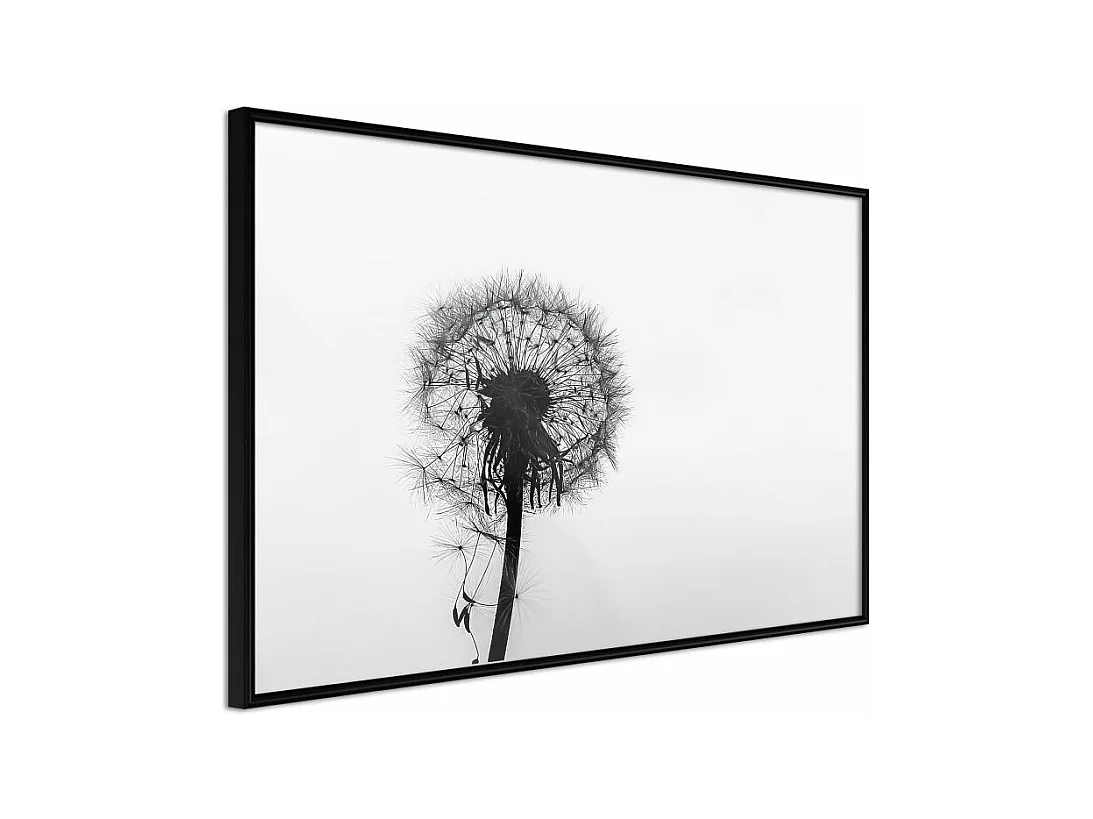 Affiche Murale Encadrée "Waiting for the Wind" 45 x 30 cm Noir