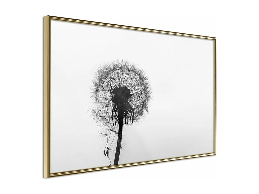Affiche Murale Encadrée "Waiting for the Wind" 90 x 60 cm Or