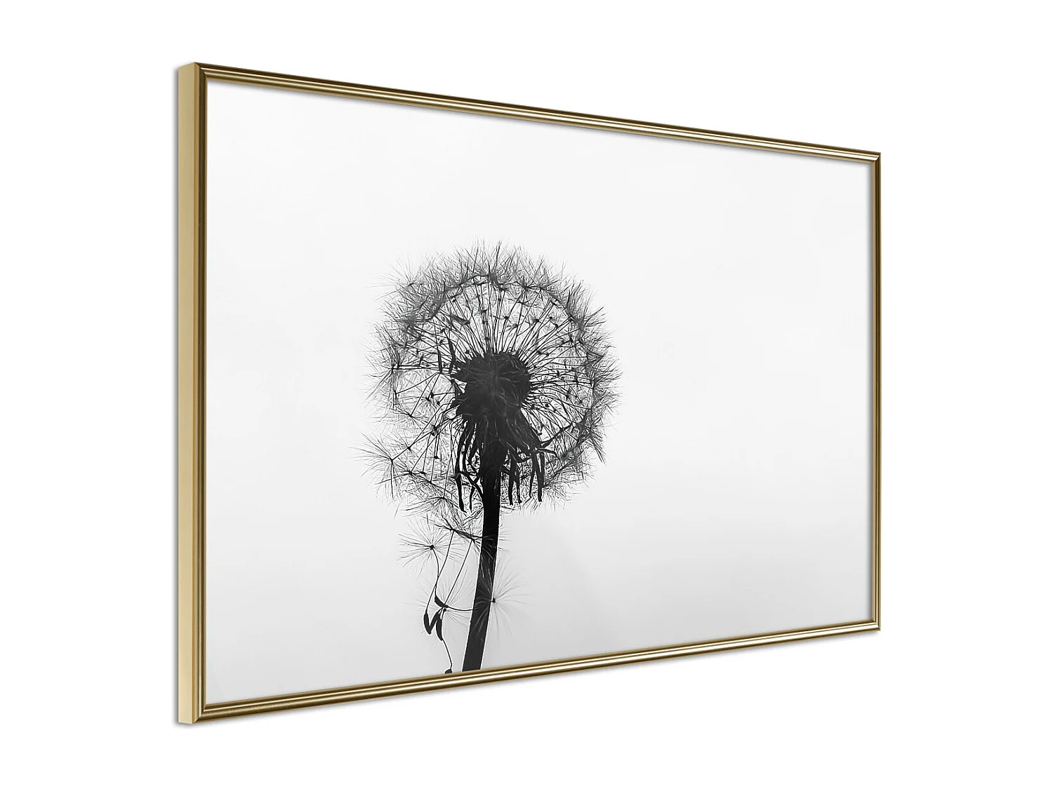 Affiche Murale Encadrée "Waiting for the Wind" 90 x 60 cm Or