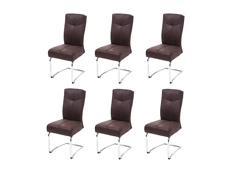 Eetkamerstoel MCW-G56 (set van 6),  bruin