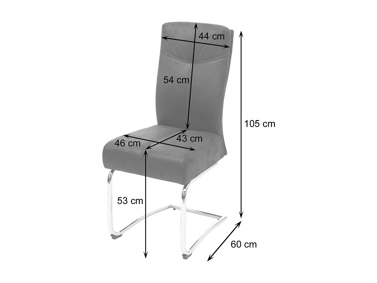 Chaise de salle à manger MCW-G56 (lot de 6),  brun
