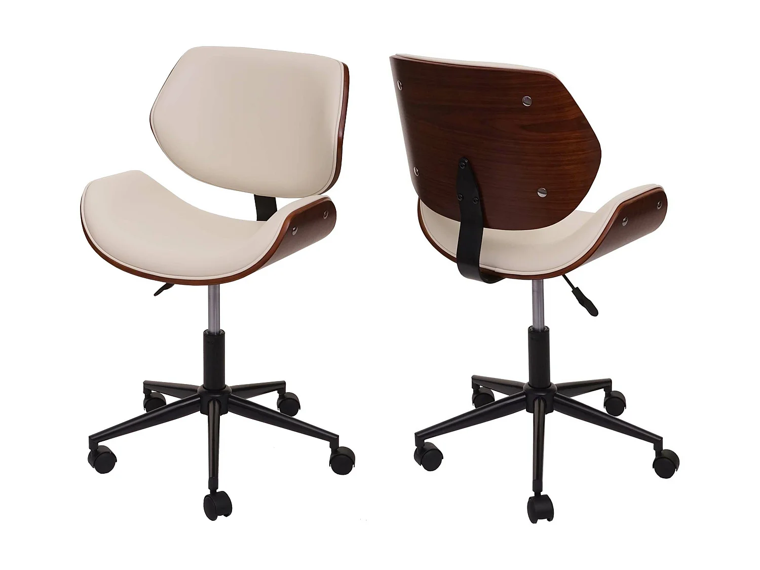 Cadeira de escritório MCW-G25,  creme