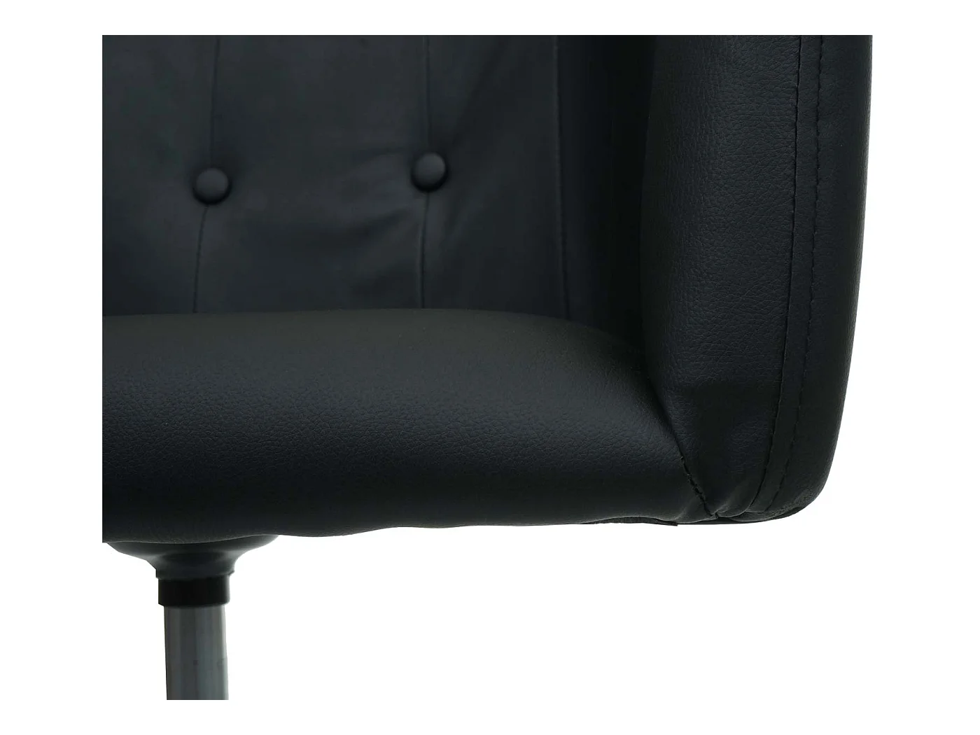 MCW-L92 bureaustoel,  kunstleer zwart